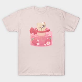 Strawberry Jam Cat T-Shirt